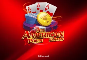 All American Poker 10 Hand - Trò chơi poker chiến thuật tại 88T